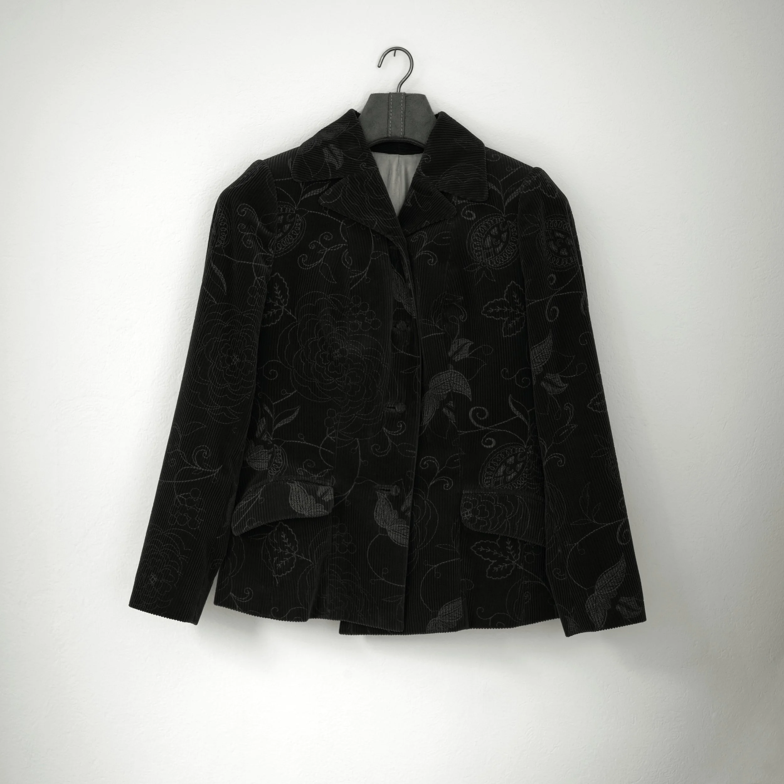 Bulletproof (Ladies Corduroy) Archival pigment print on cotton paper, mounted on aluminum. 40 x 40 in.