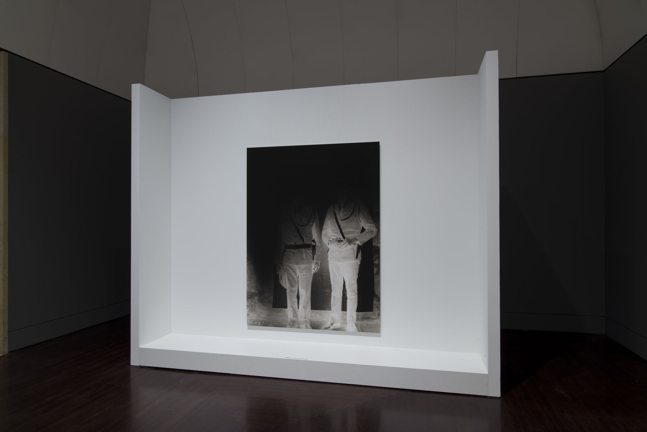 Under the Black Sun, 1991-1993. Fixing Shadows , 2016. The Blanton Museum of Art, Texas. Curator: Beverly Adams Installation view
