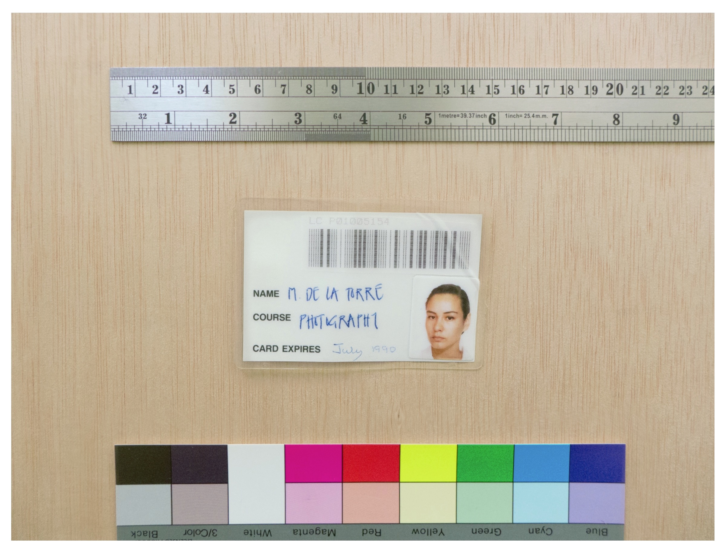   An Inventory - of One , 1989 - ongoing  Archival pigment prints on high gloss color paper  Variable dimensions 