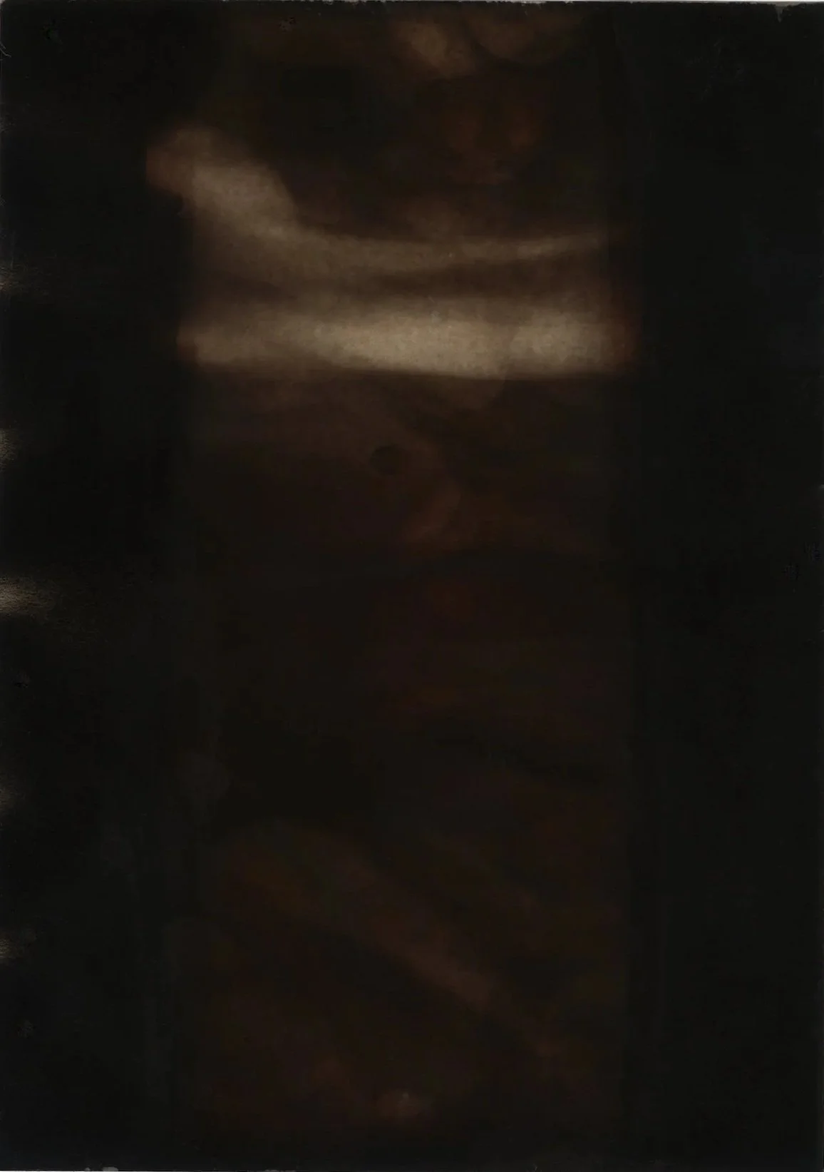   Afterthought #36, 2024 -2026   Interventions on photographic paper.   7 × 5 in. (17.8 × 12.7 cm.) 