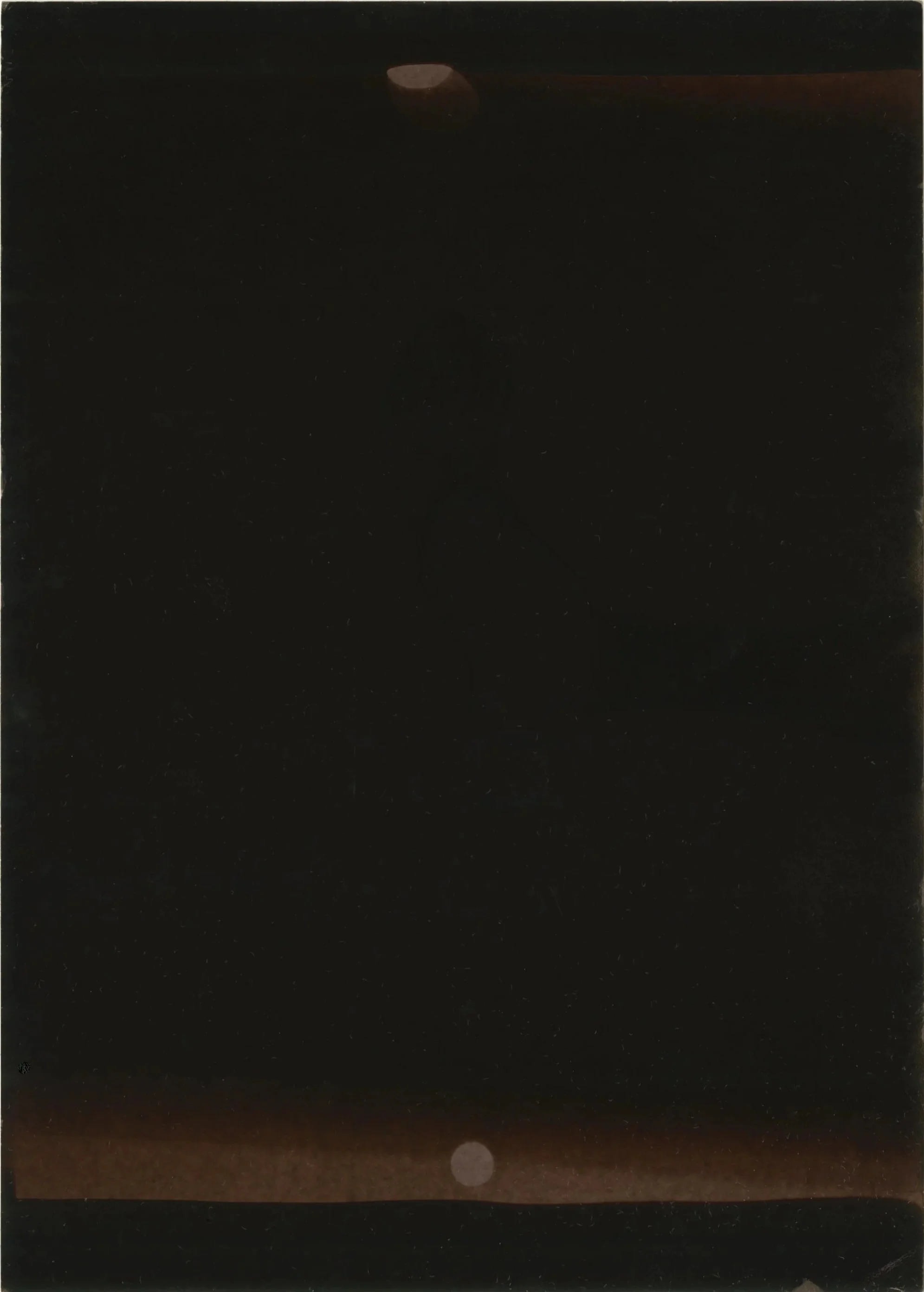   Afterthought #5, 2024 -2026   Interventions on photographic paper.   7 × 5 in. (17.8 × 12.7 cm.) 