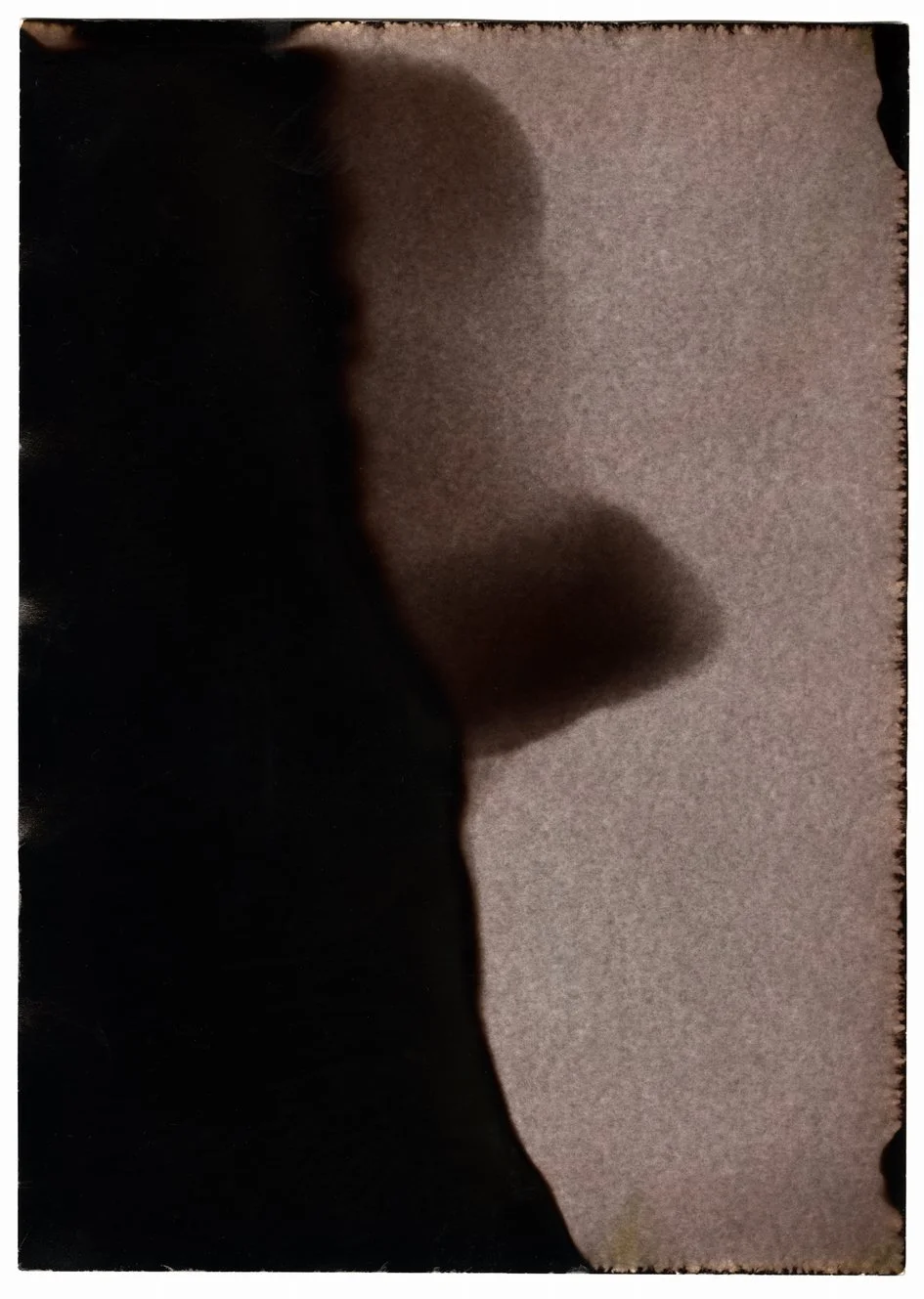   Afterthought #2, 2024 -2026   Interventions on photographic paper.   7 × 5 in. (17.8 × 12.7 cm.) 