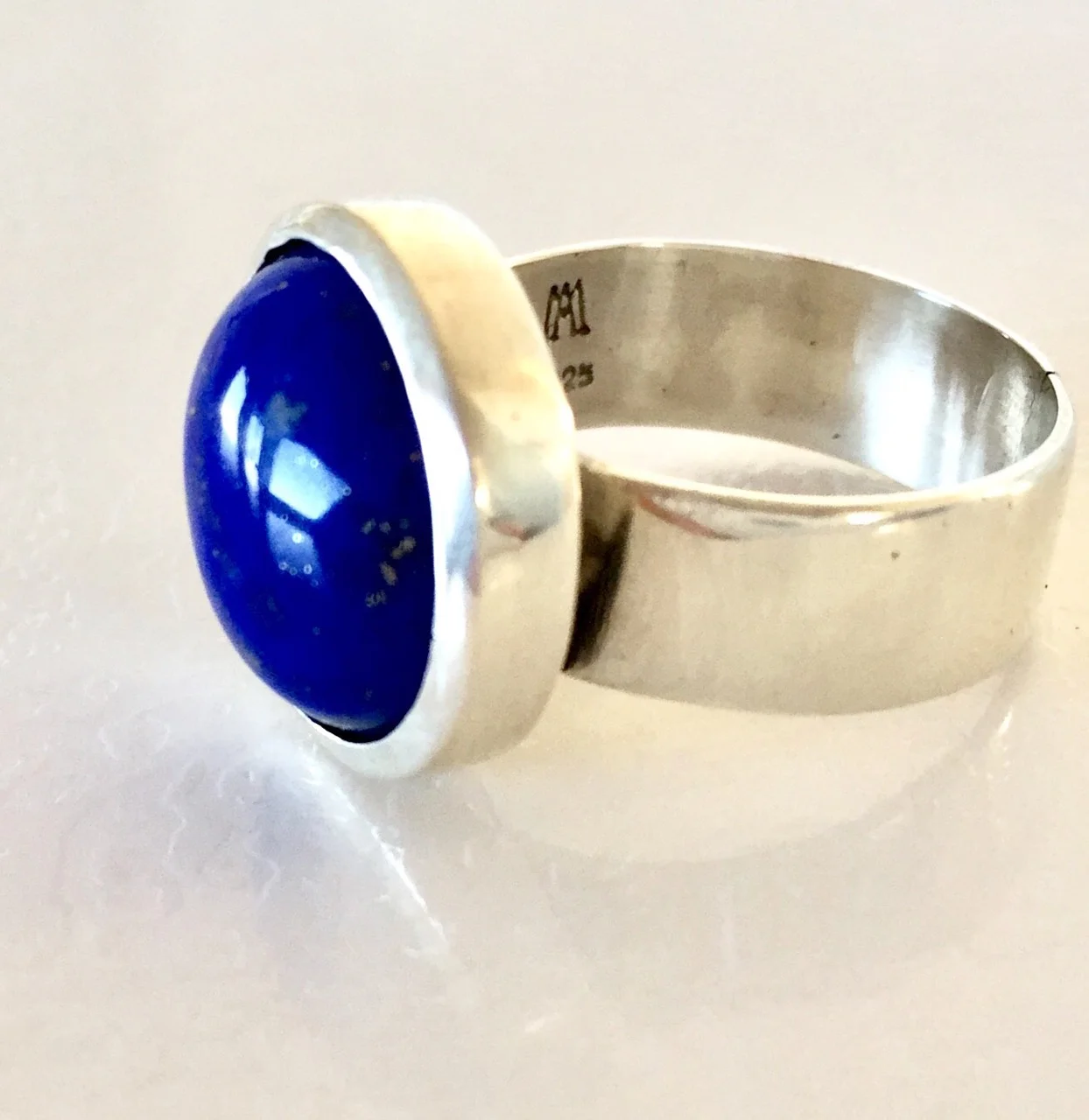 Lapis Lazuli and Silver Ring