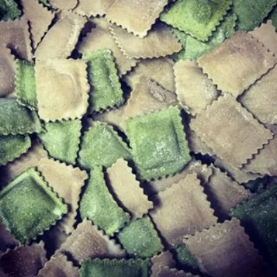 Spinach and Wild Mushroom raviolis