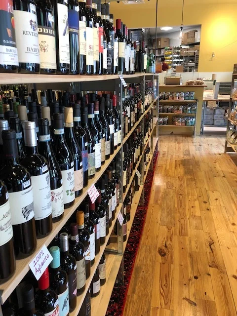 Mint St. wine section