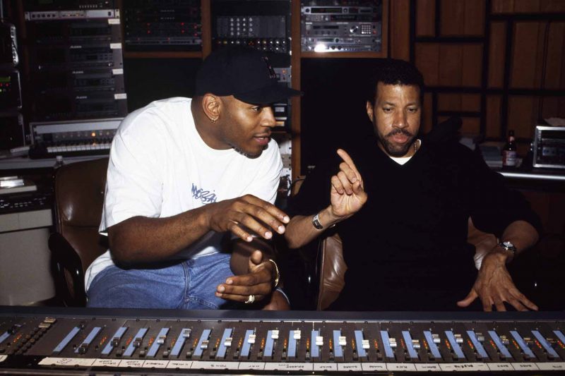 Lionel with LL Cool J – Photo courtesy Alan Silfen