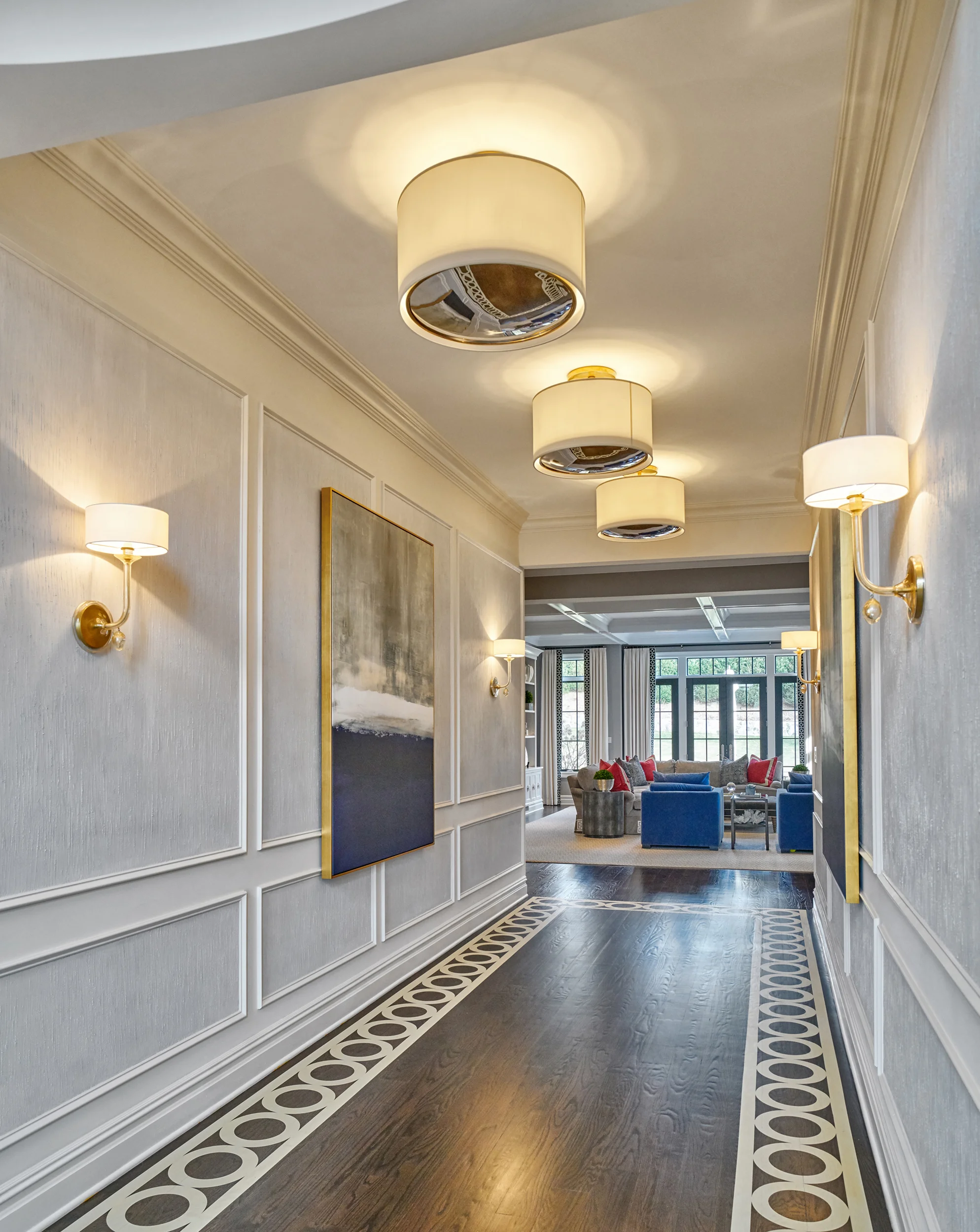 Who said a hallway couldn’t be design worthy?