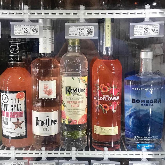 Look who is on the cold shelf @specs1962 at Central and Walnut Hill.  Chilled and ready for your #craftcocktails 
#craftvodka #craftcocktails #shoplocal #wildflowers #befree #drinkinthemoment #texaswildflowervodka