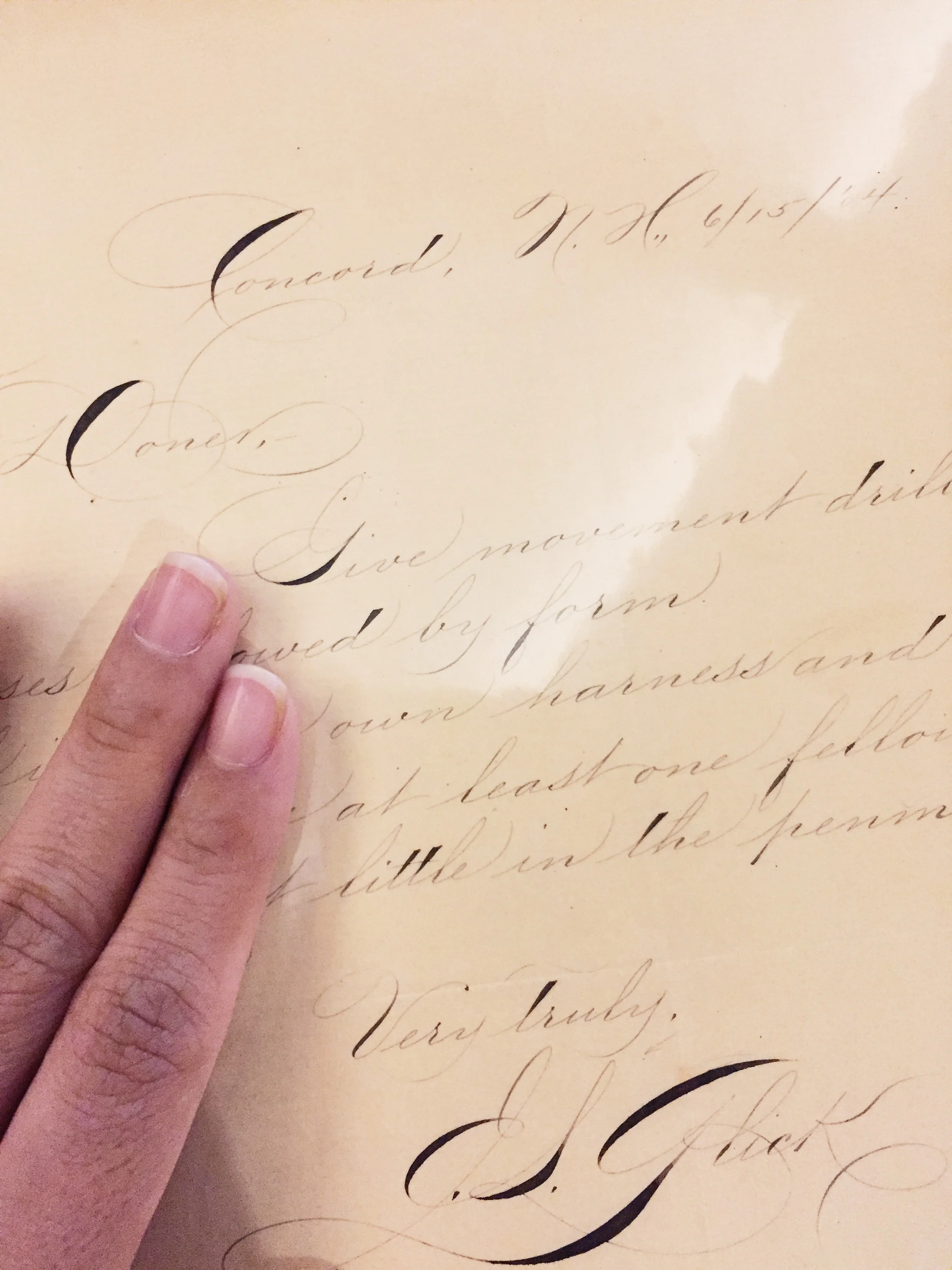 Pardon my fingers, but such delicate lines!