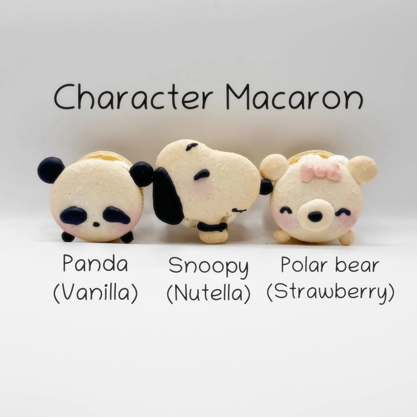 #charactermacarons #oishiibakedgoods