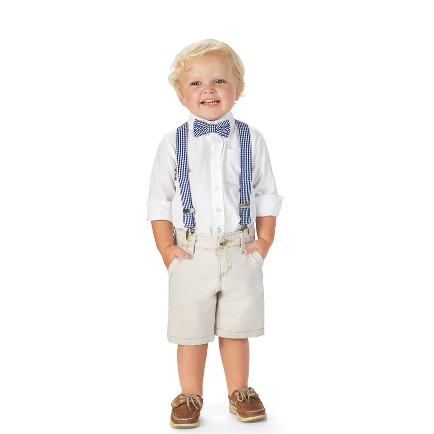 bow tie and suspenders set for toddlers