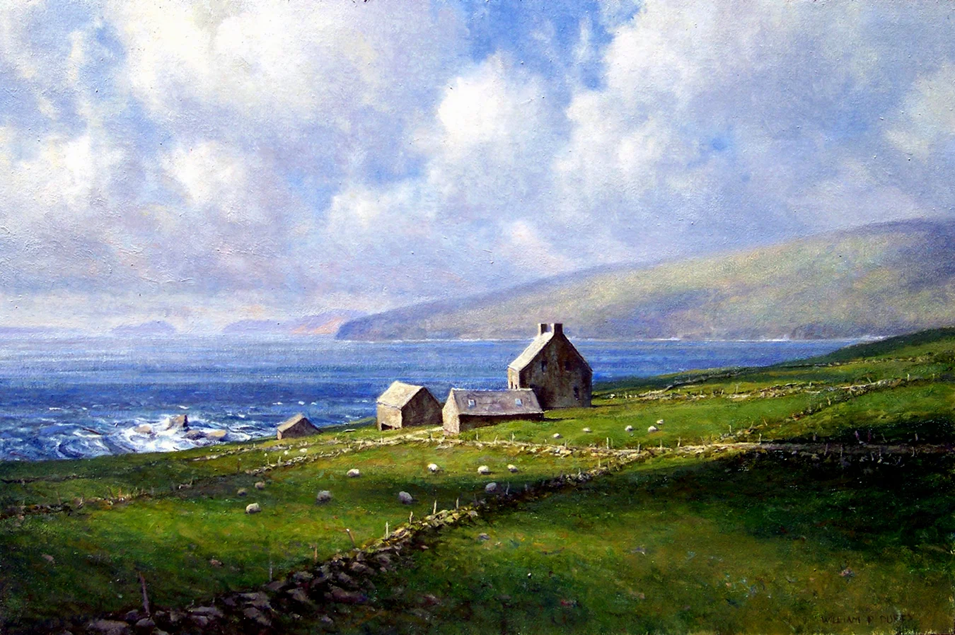View Toward The Blasket Islands Ireland oil 12 x18 William P. Duffy.jpg