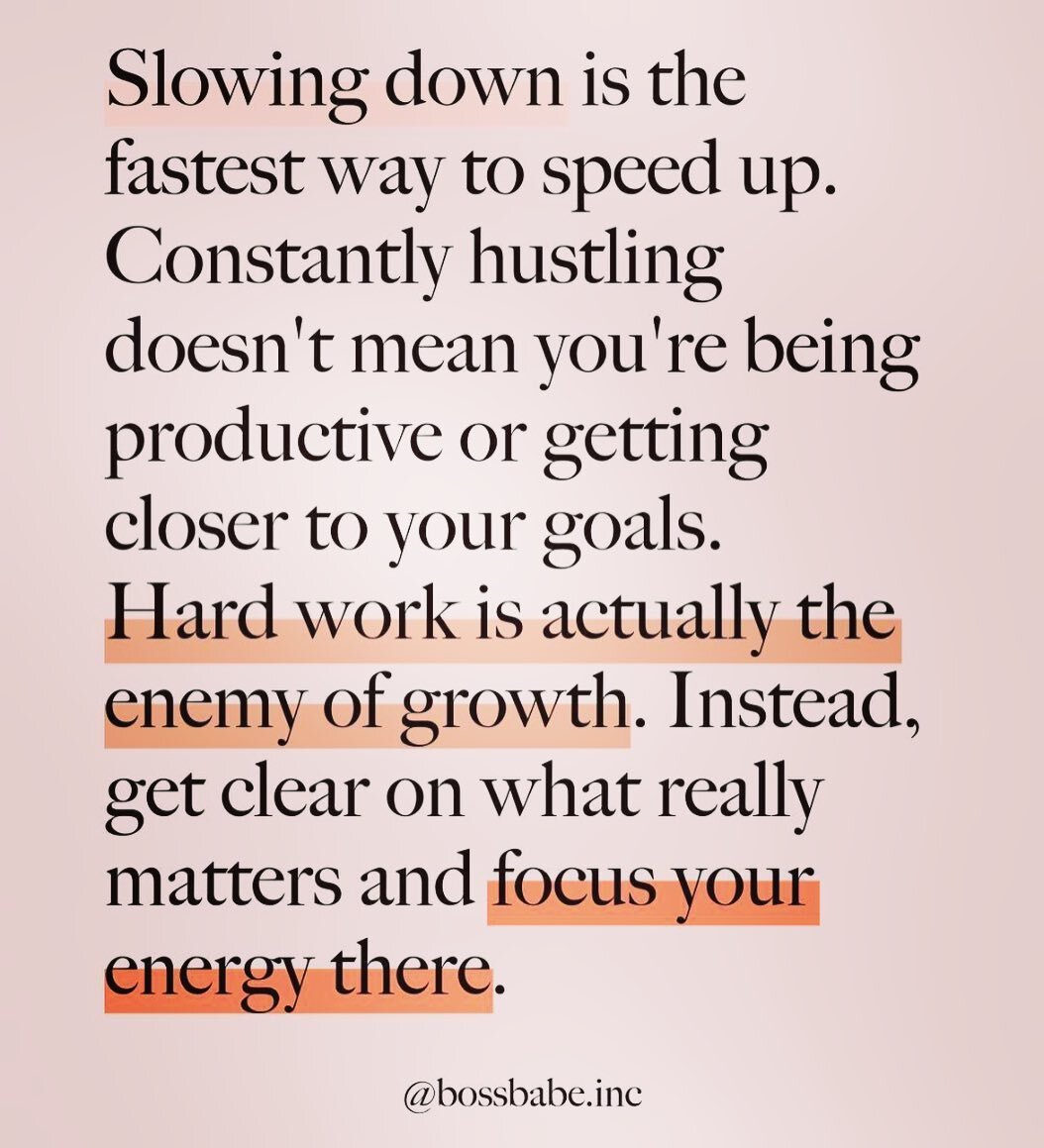 I want to take the time to thank everyone who has given me the space to slow down &amp; are still along for the ride. 

&bull; I love only working 3 days a week behind the chair
&bull; I love not being tied to my phone
&bull; I love all the free time