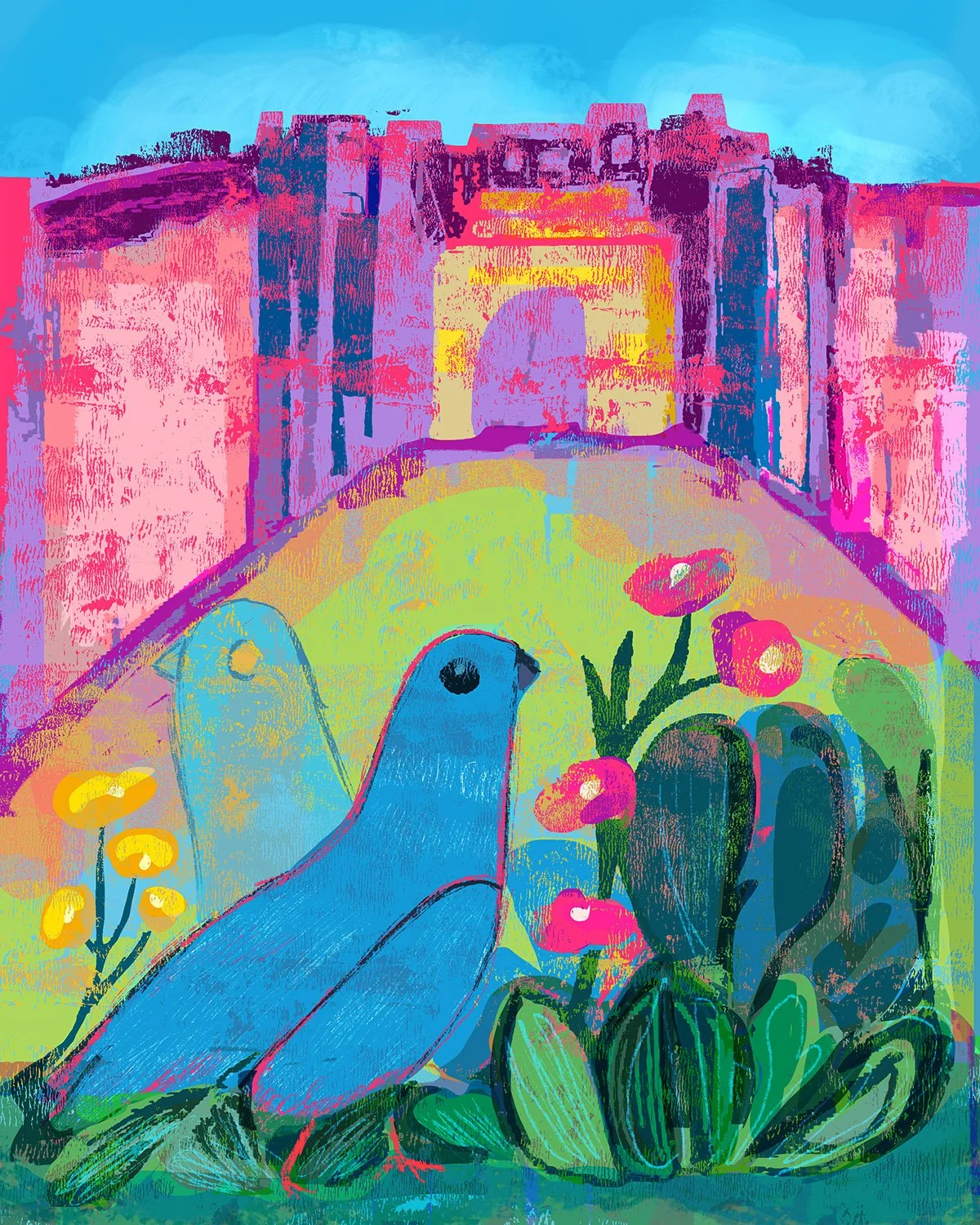 Twobirdsflowersandskyline copy.jpg