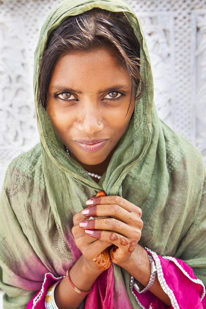 "Girl with Green Veil" 