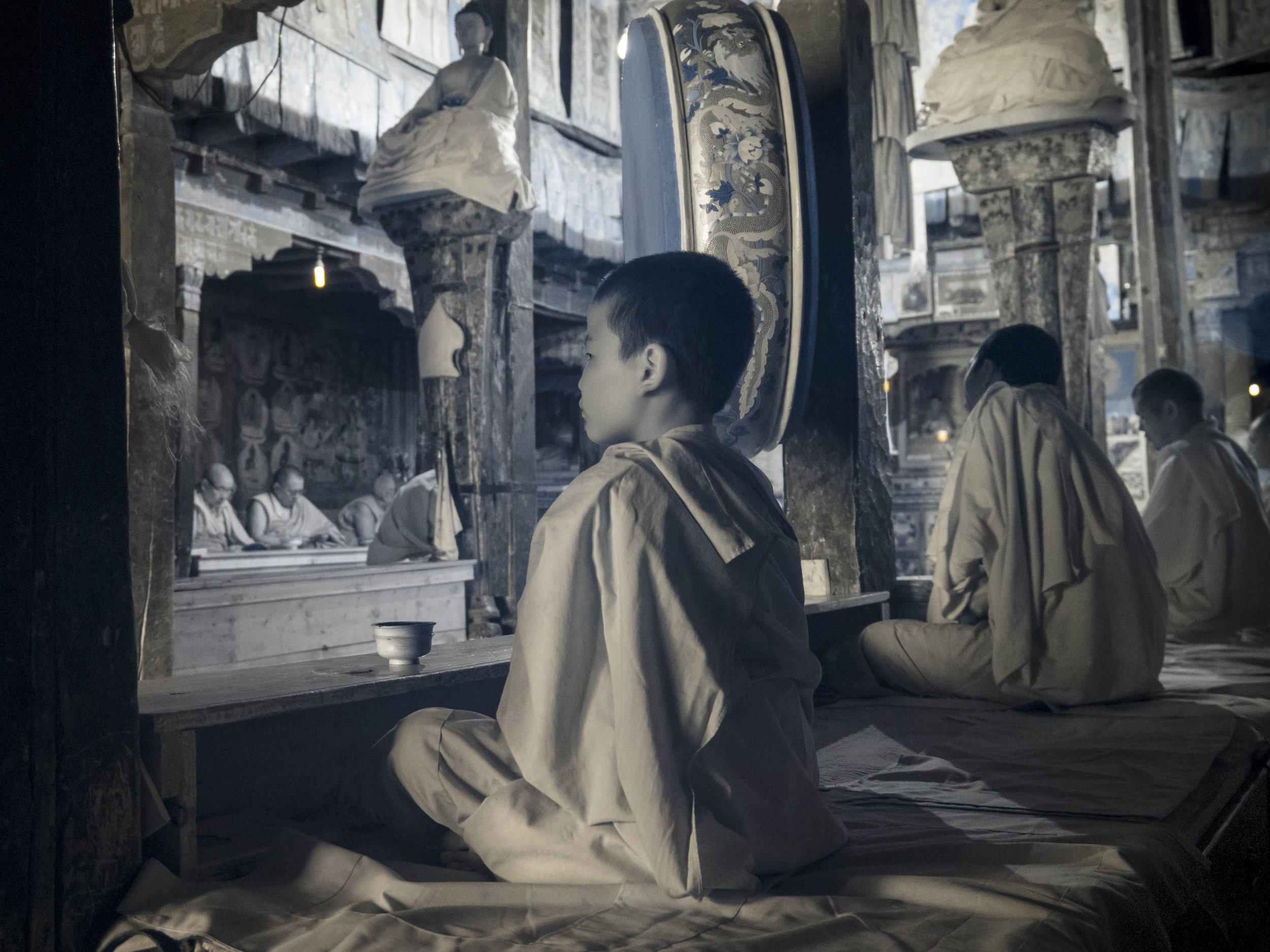 "Young Monk in Profile"