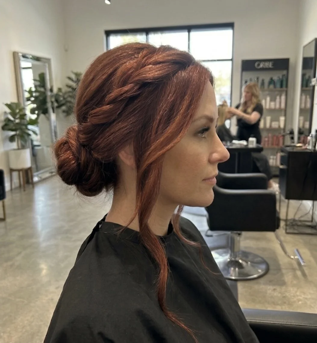 Boho Bridal Bun Look