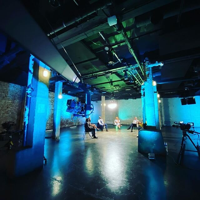 Today was a really fun day&rsquo;s filming for @itvnews working with a top team @ellieswinton producing and Rob Turner on jib/cam 1+2 and the totally cool @nigelfranc1s on sound. We transformed an already great but empty studio into a panel discussio