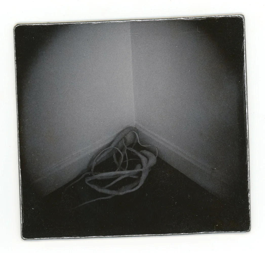 Sculpture in a Corner (Unique polaroid print mounted on cardstock)