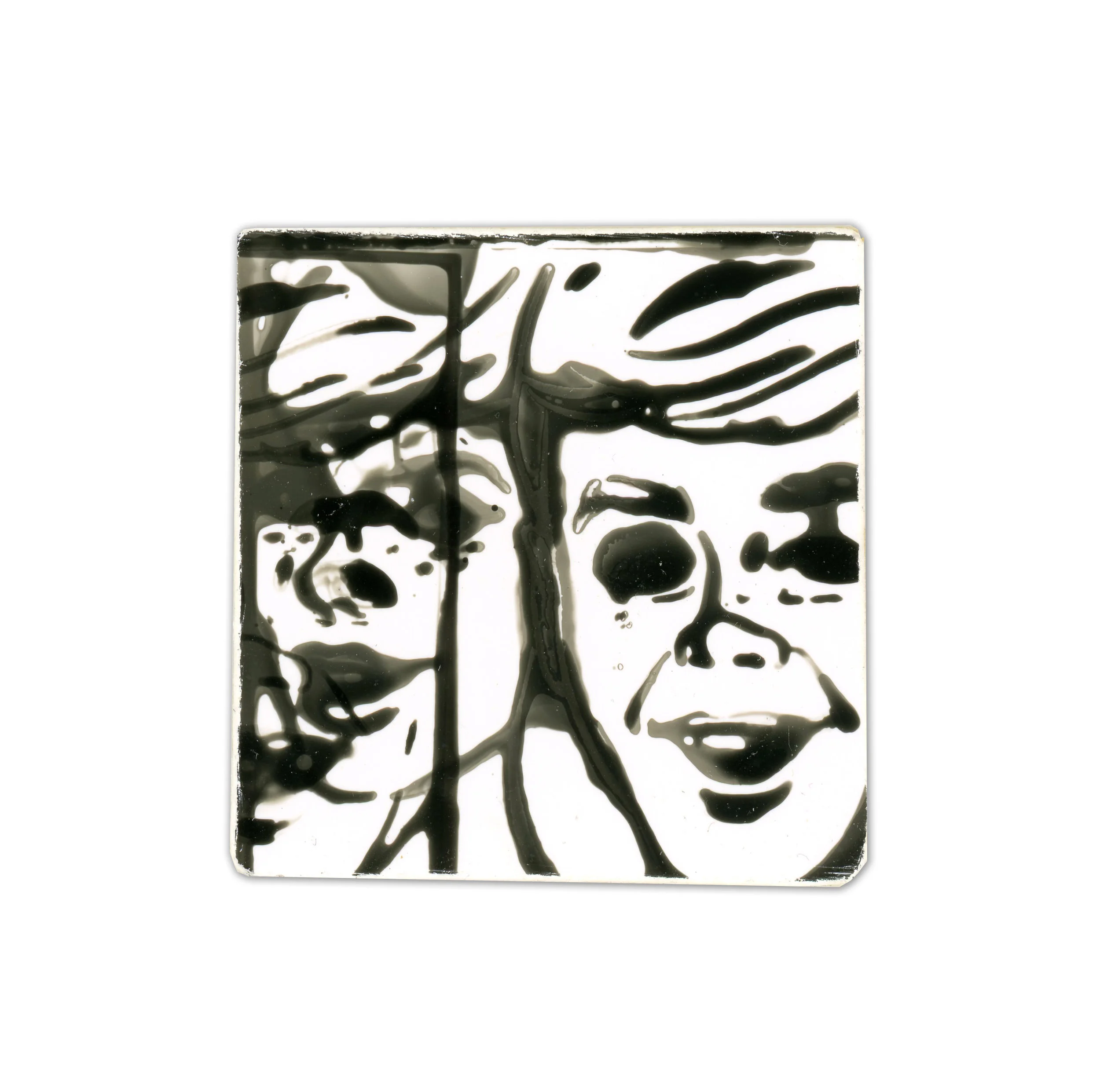Couple Materials Test, 2016 (Stamped Developer on Exposed Darkroom Paper)