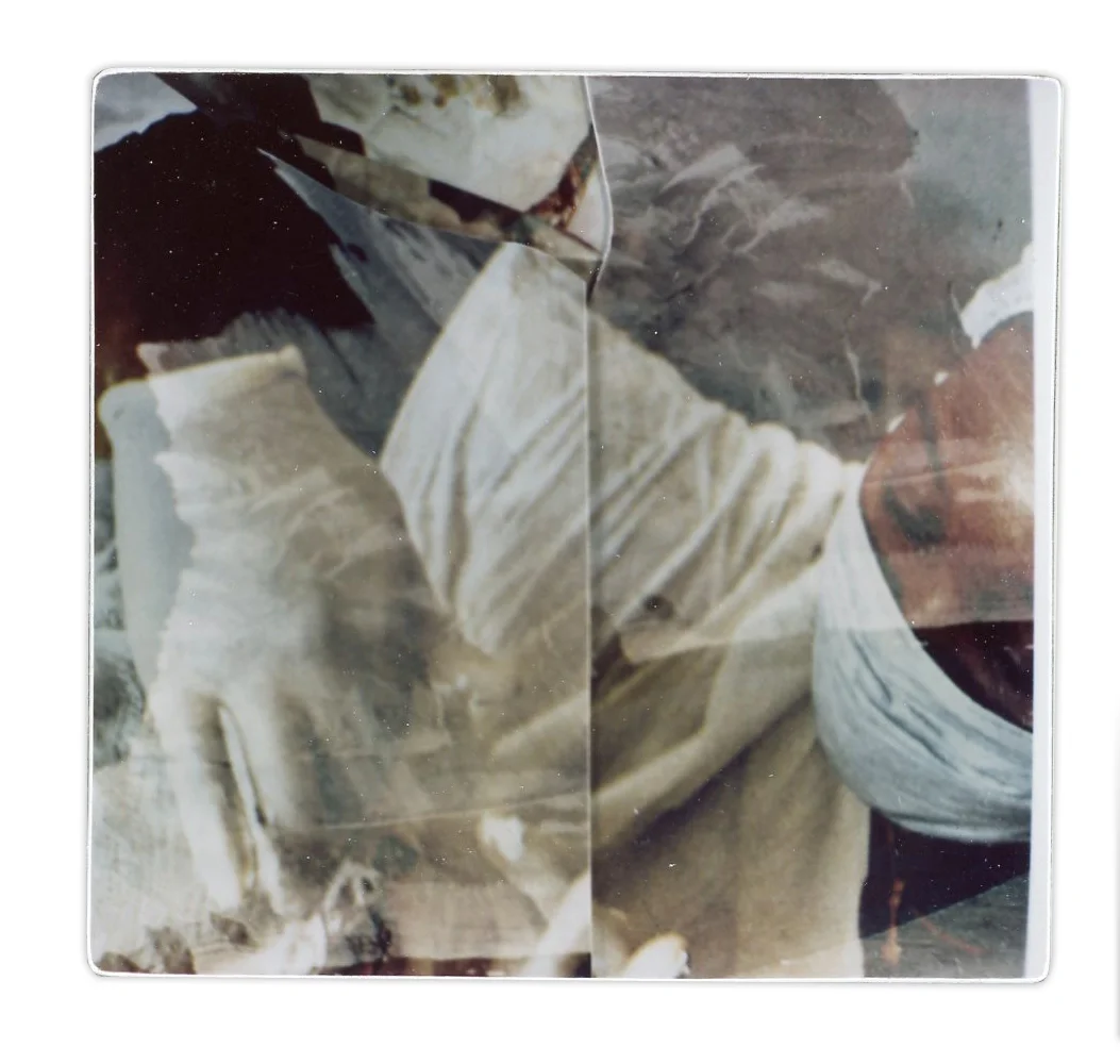 Nurse (Unique Polaroid print created with Daylab Copy Printer & mounted on cardstock)
