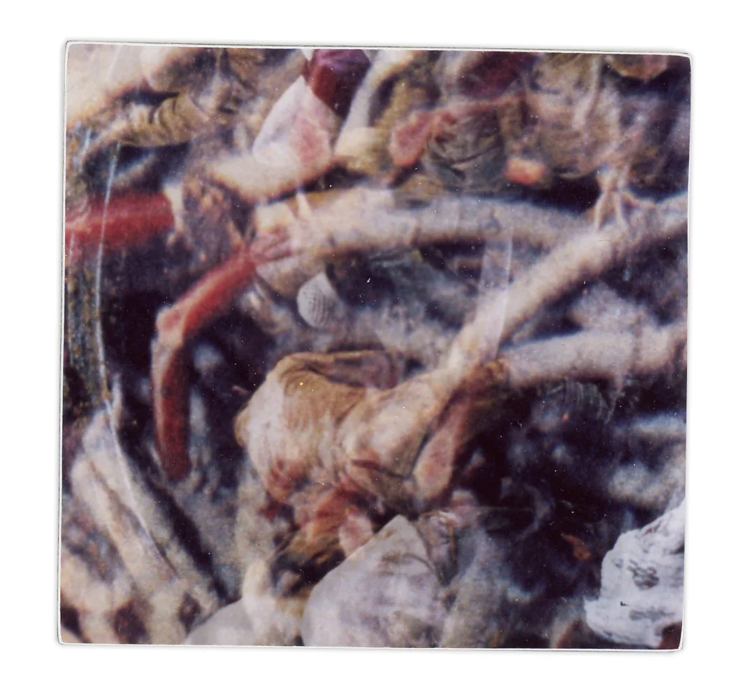Ocean Riot (Unique polaroid print, created with Daylab Copy System & mounted on cardstock)