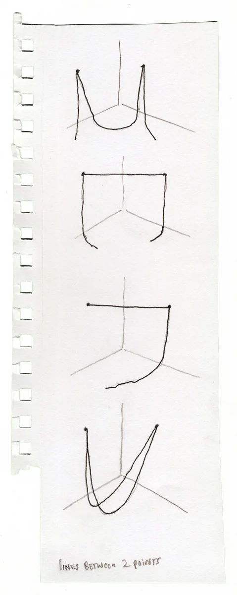 String Sculpture Sketches, undated