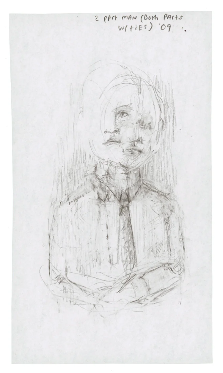 Two Part Man- Both Parts with Ties, 2009.jpg