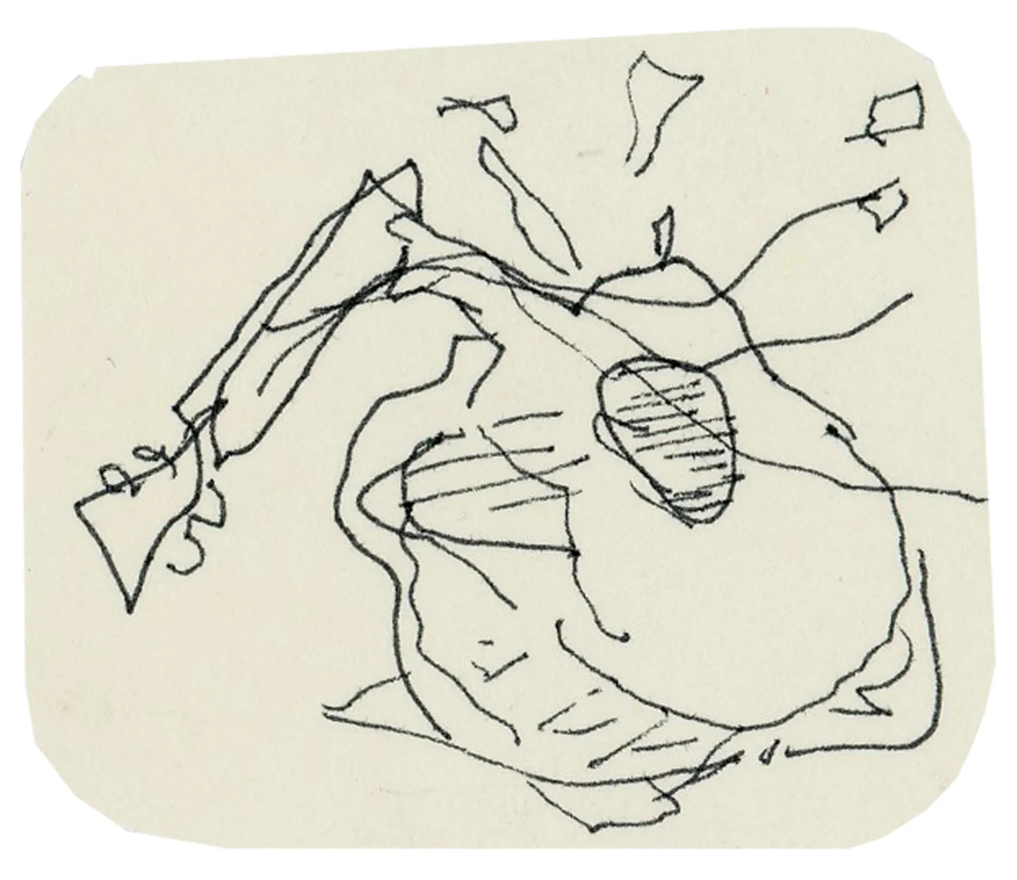 Broken Guitar, undated