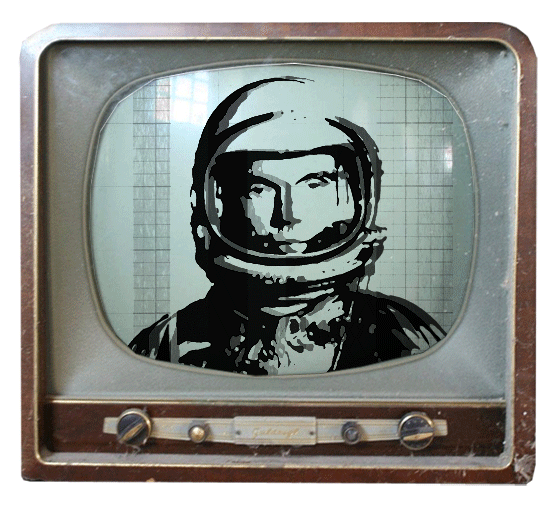 Spaceman Being Teleported, 2015