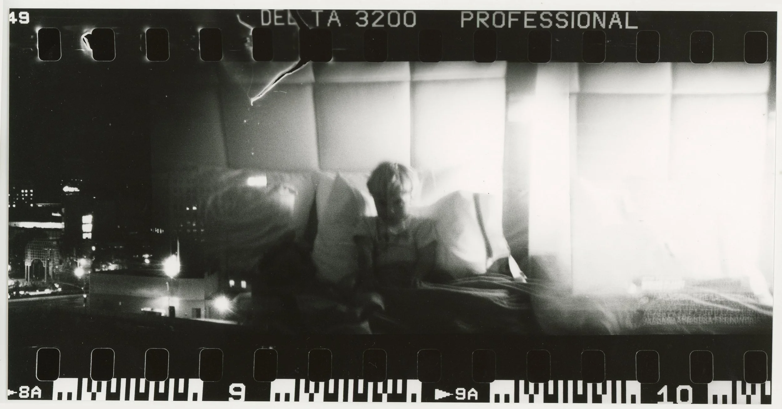 CY in NYC, 2012 (35mm film, contact print)
