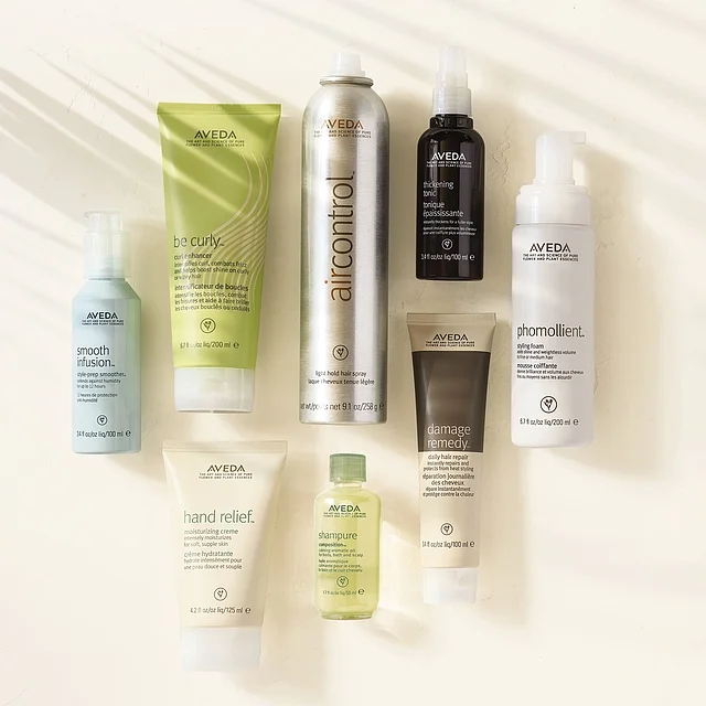 Wildroot Hair Salon carries Aveda essential oils, skin care, hair care, and the newest makeup collection