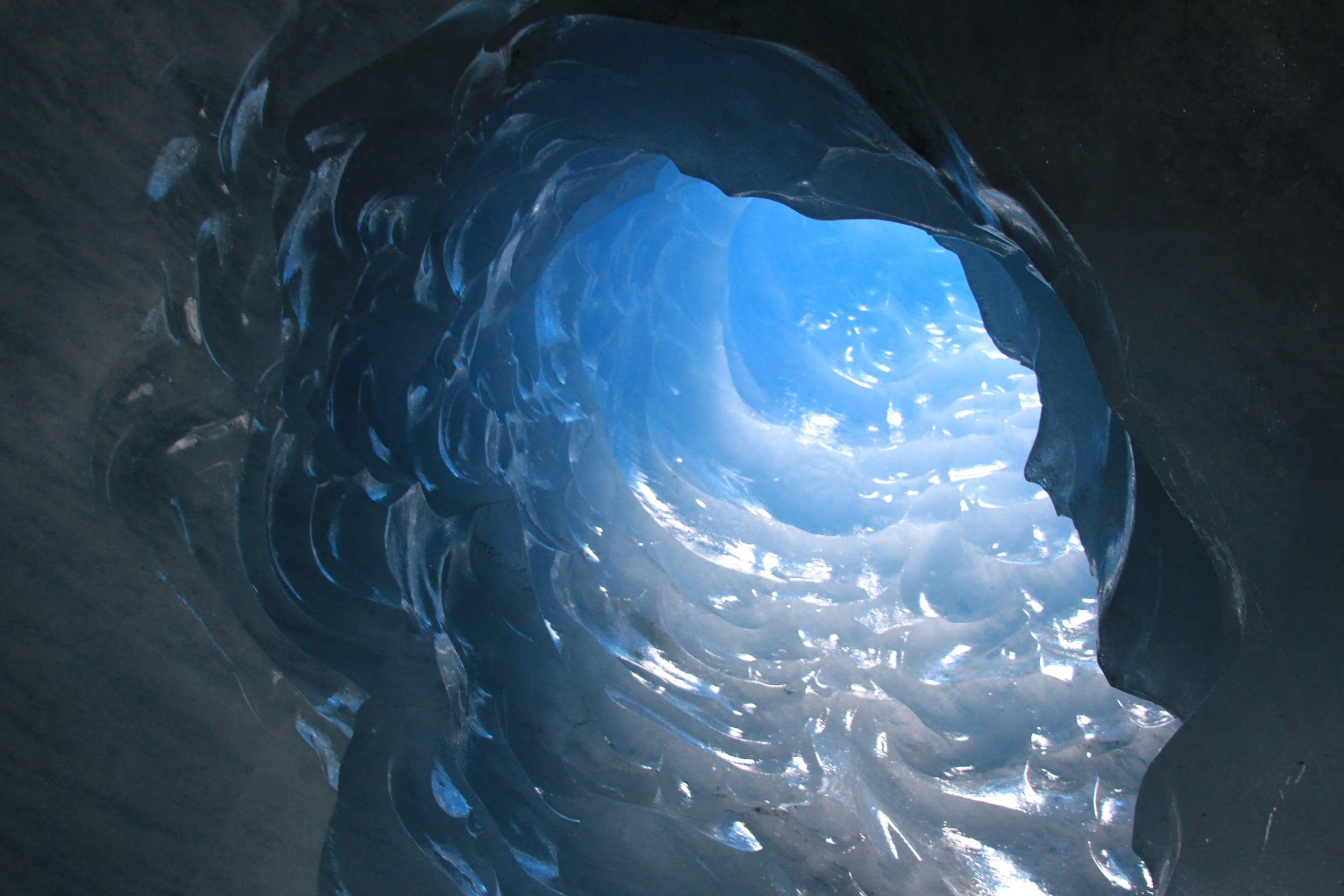 Alaska glacier caves