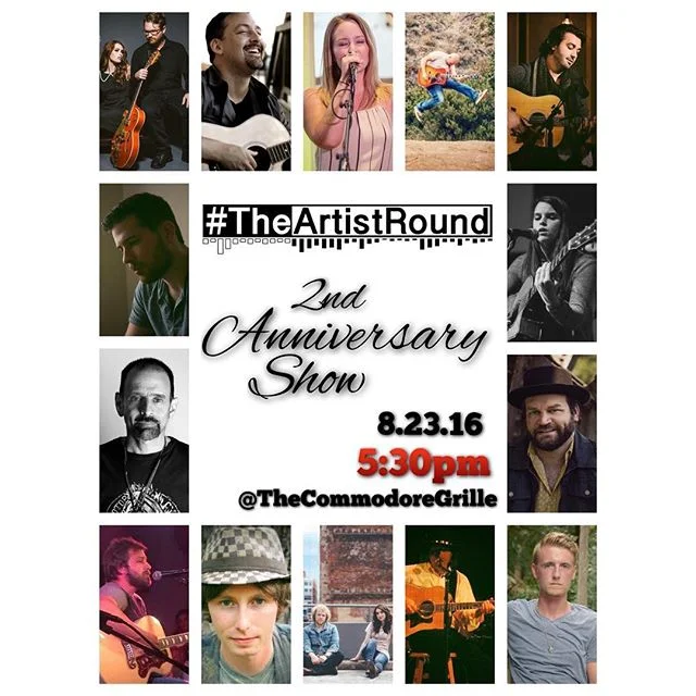 We're honored to get to be a part of the 2nd Anniversary show for #theartistround at The Commodore Grille tonight! We're in the first round at 5:30pm! So many talented writers will be there and we also heard there will be cake! What more could you wa