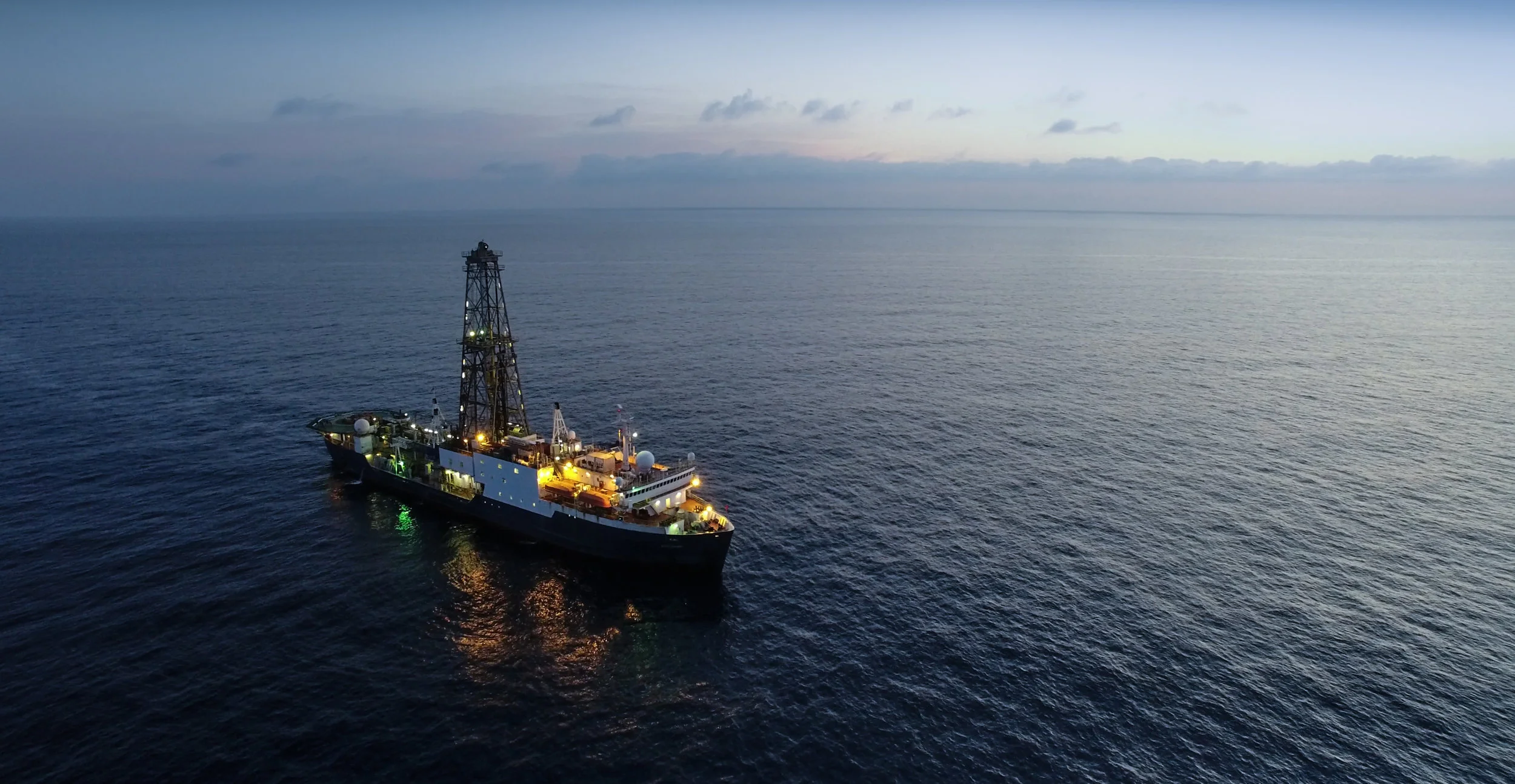 JOIDES sky view. Photo credit: Shuhao Xie, IODP.