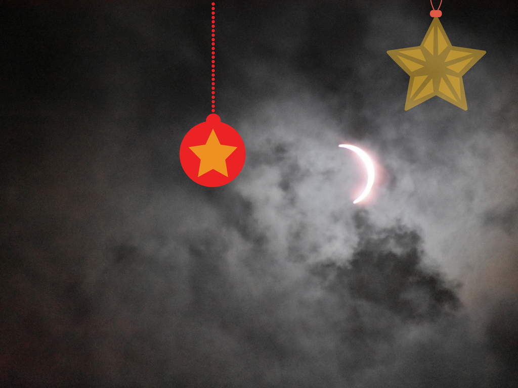 Partial eclipse in Carbondale, IL. Credit: Nicki Button.