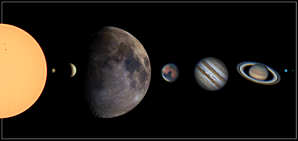 Our solar system. Photo Credit: Connor Matherne, LSU.
