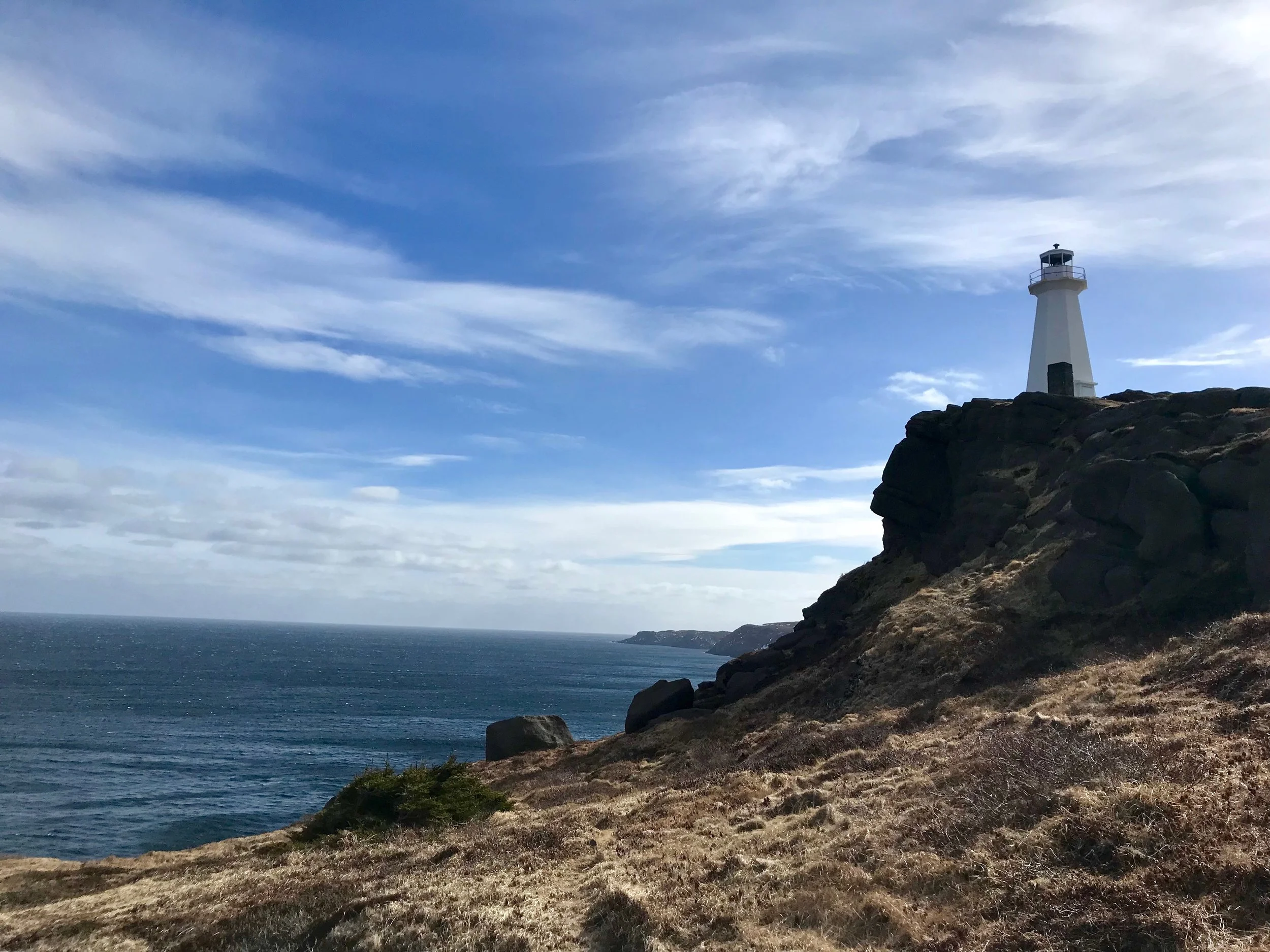 The light house at Cape Spear. The particular location is known as the eastern-most point in North America. Credit: Anna Lucchesi