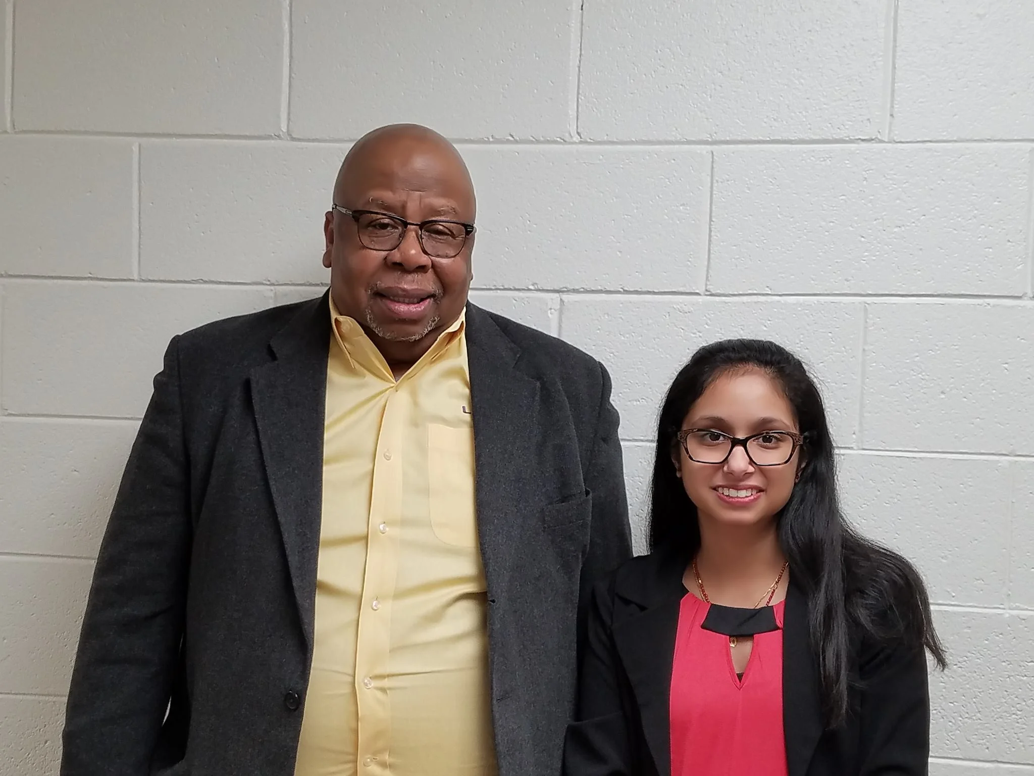 Dr. Warner and Nimisha Bhattarai. Credit: Nimisha Bhattarai.