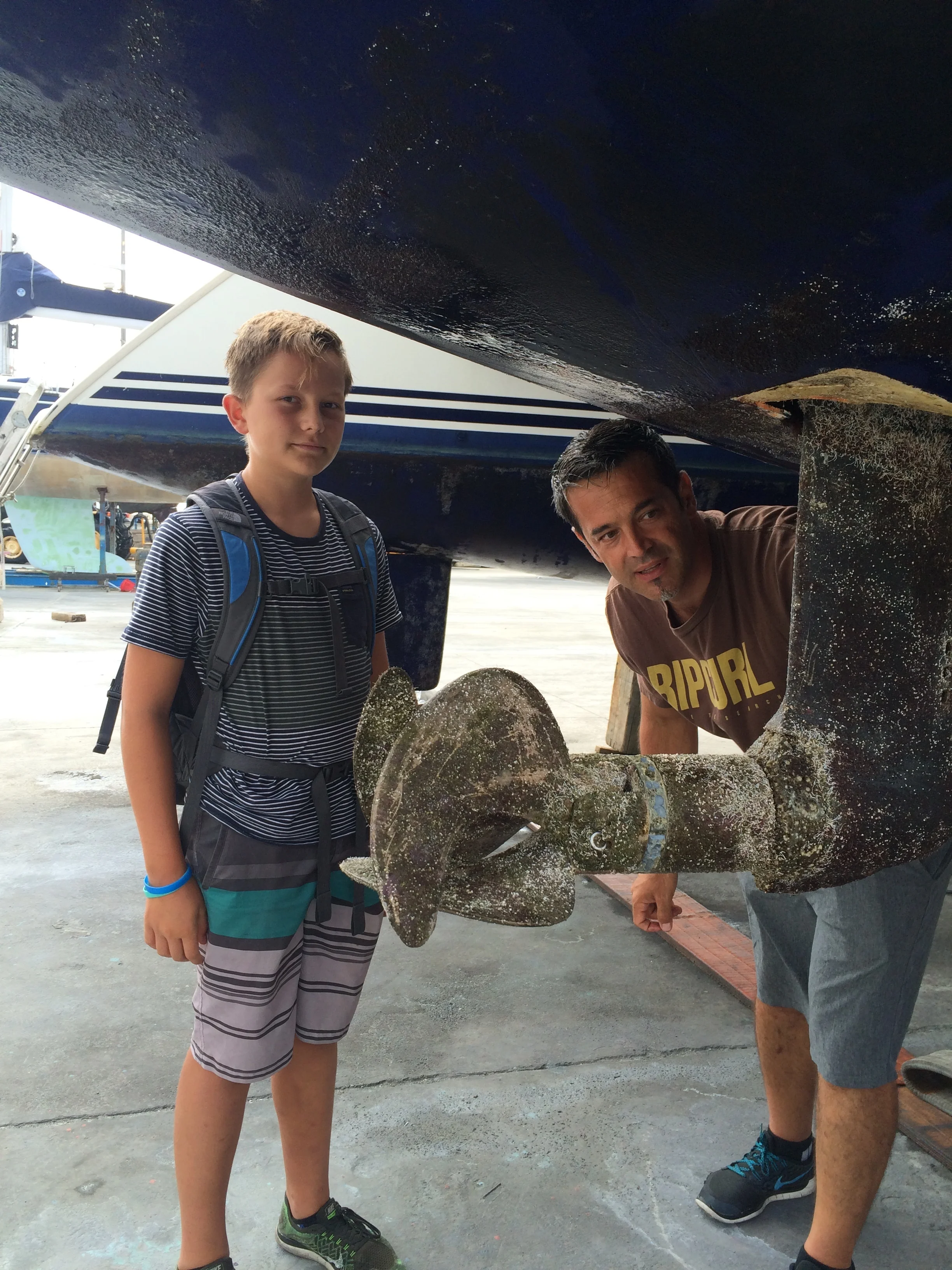 checking out the folding props