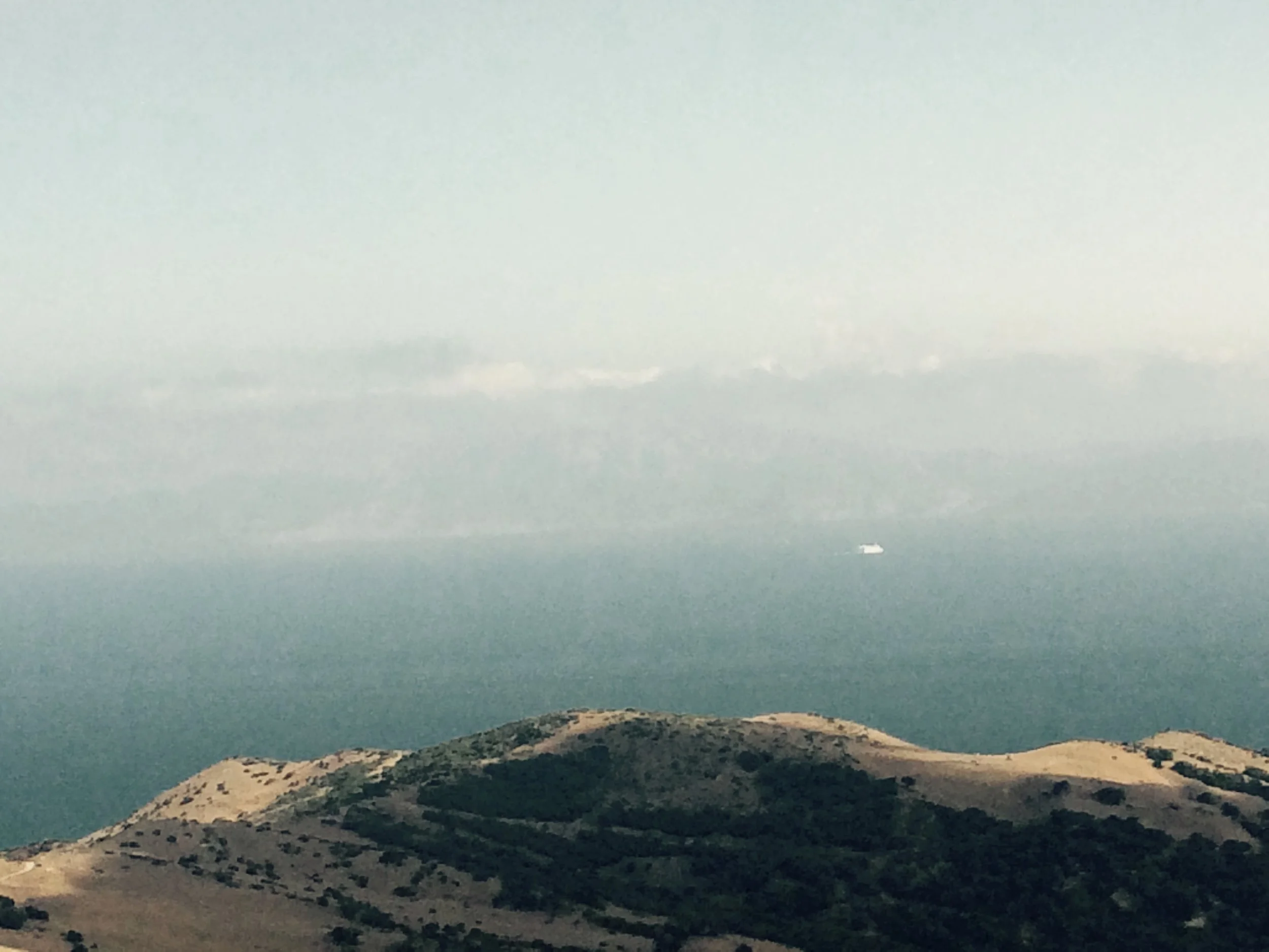 Morocco in the distance! 