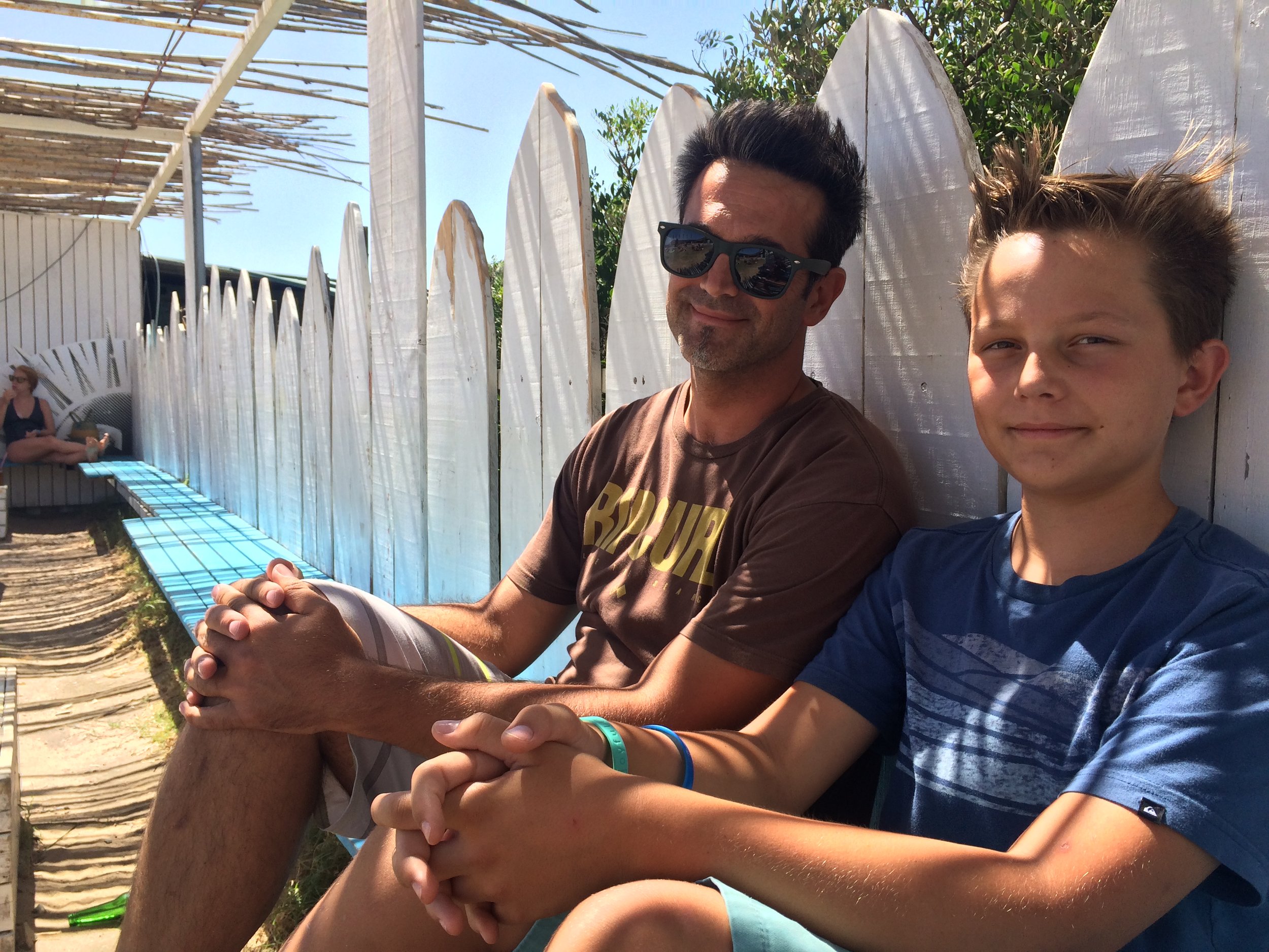 two cool dudes in Tarifa