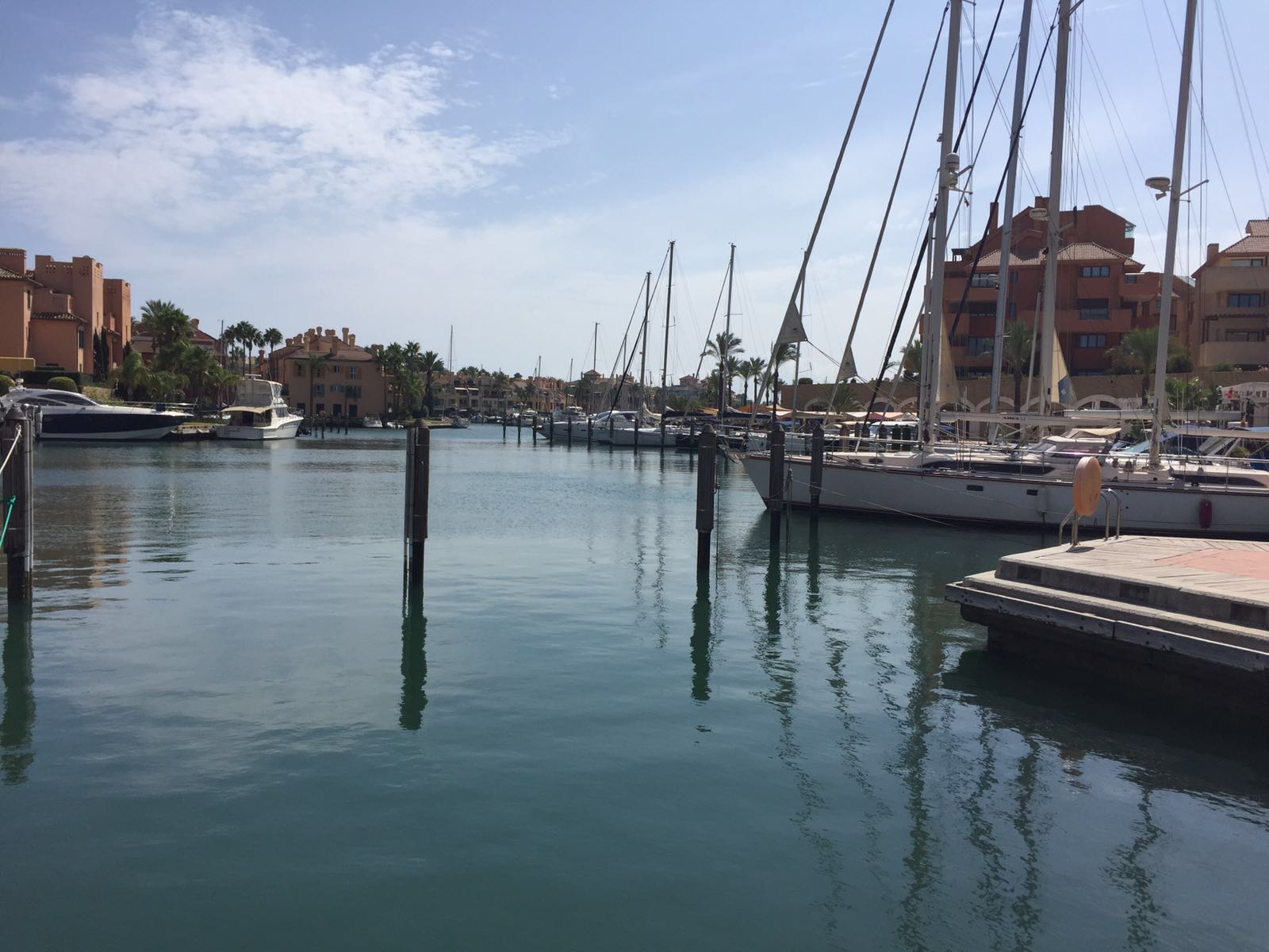 Puerto deportivo Sotogrande, where we hauled the boat out for a few days...
