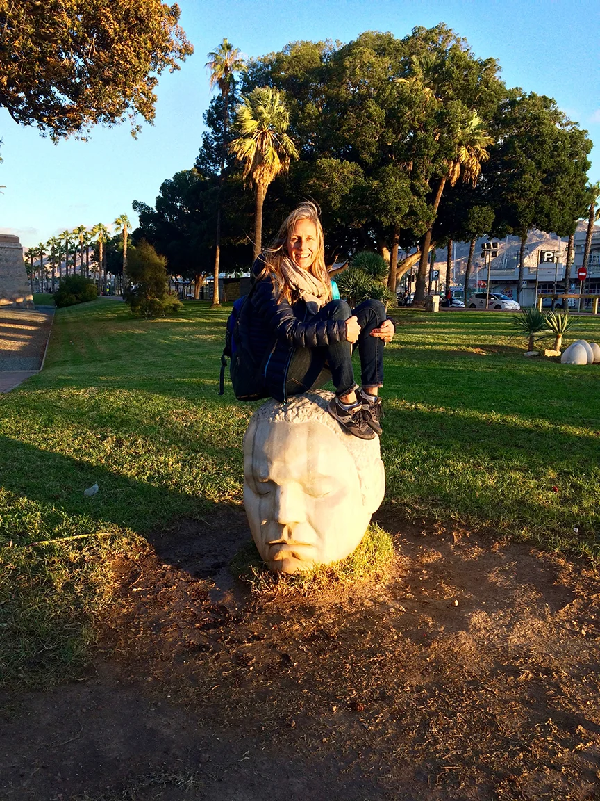 Sometimes statues are just for sitting on a bit