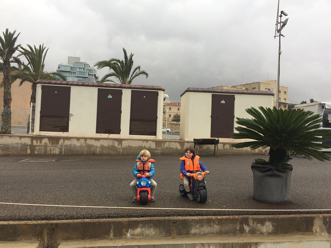 here are some serious motorcycle dudes - ready for Enzo to come out and play with them!