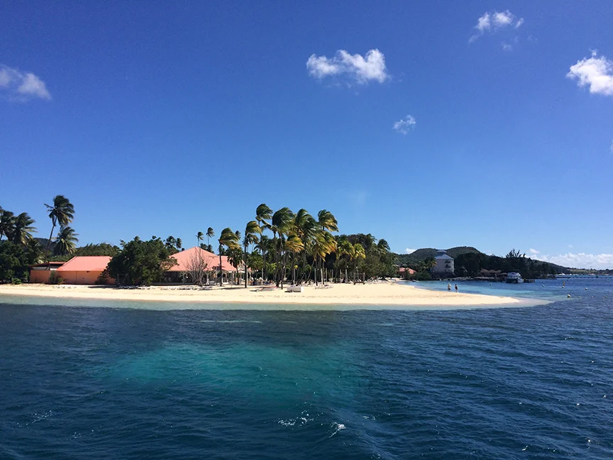 Anchoring in front of Club Med is not too shabby