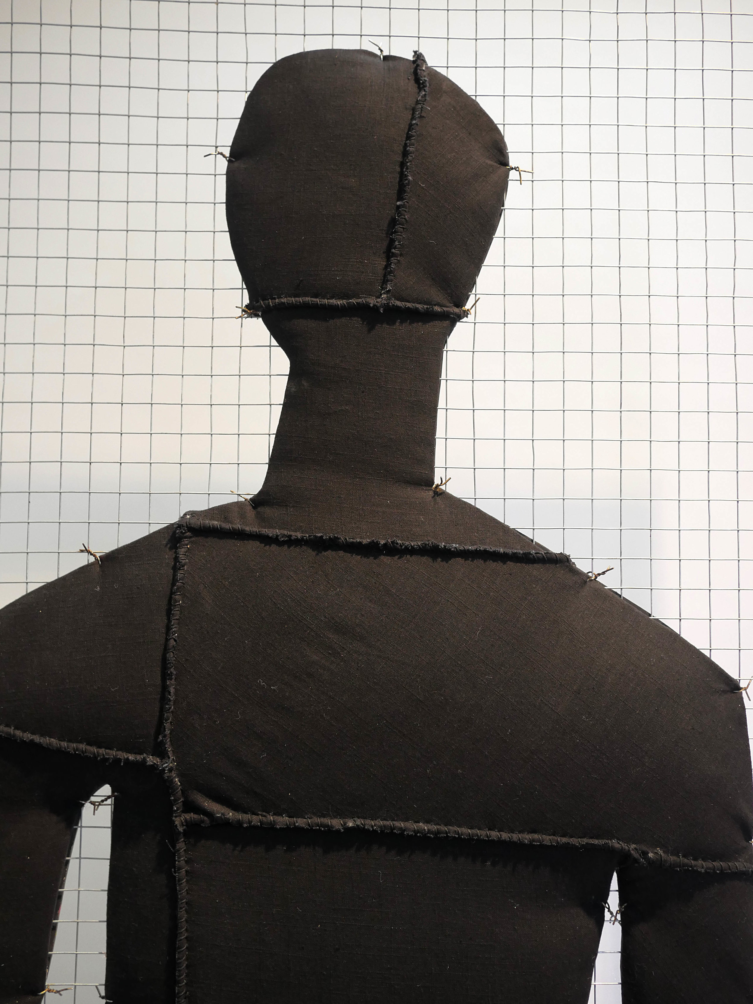 Keep the Top Eye Open, Silhouette Panel (front, detail)