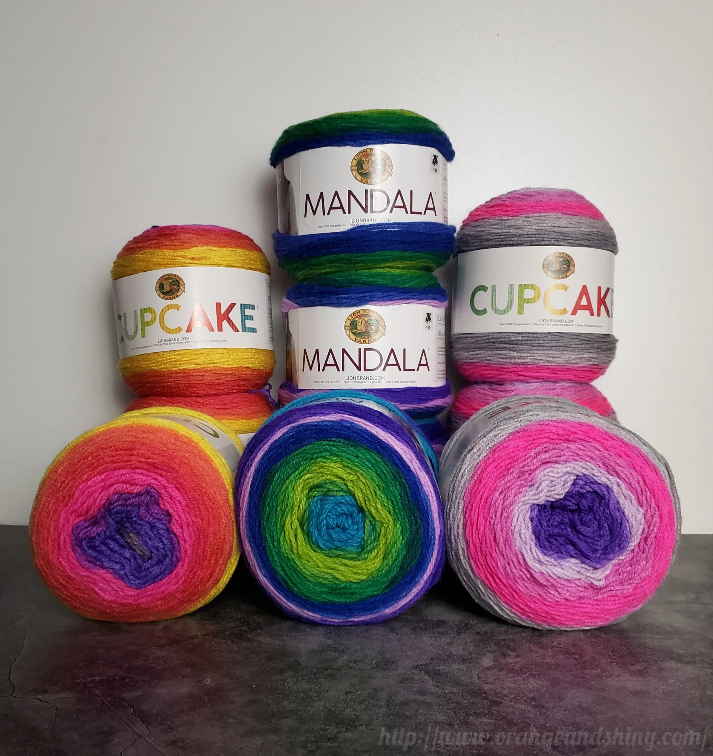 Colorful Yarn Cakes