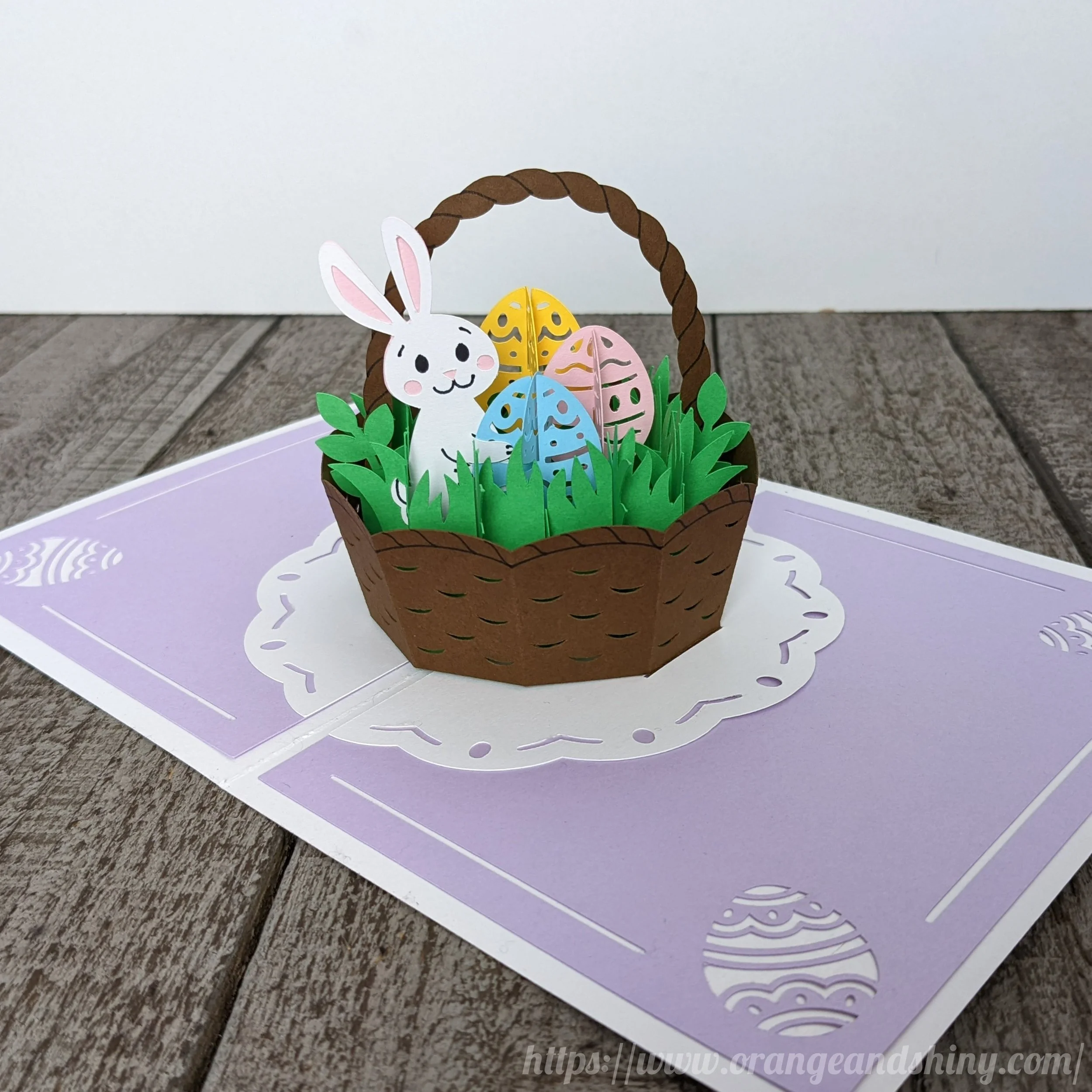Cricut Easter Basket Pop Up Card