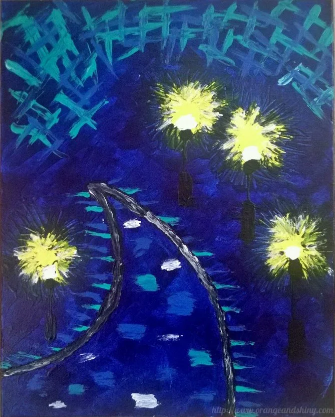 Painting:  Rainy Path